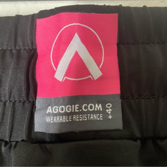Agogie womens Black resistance compression pants XXL +40 - Picture 4 of 8